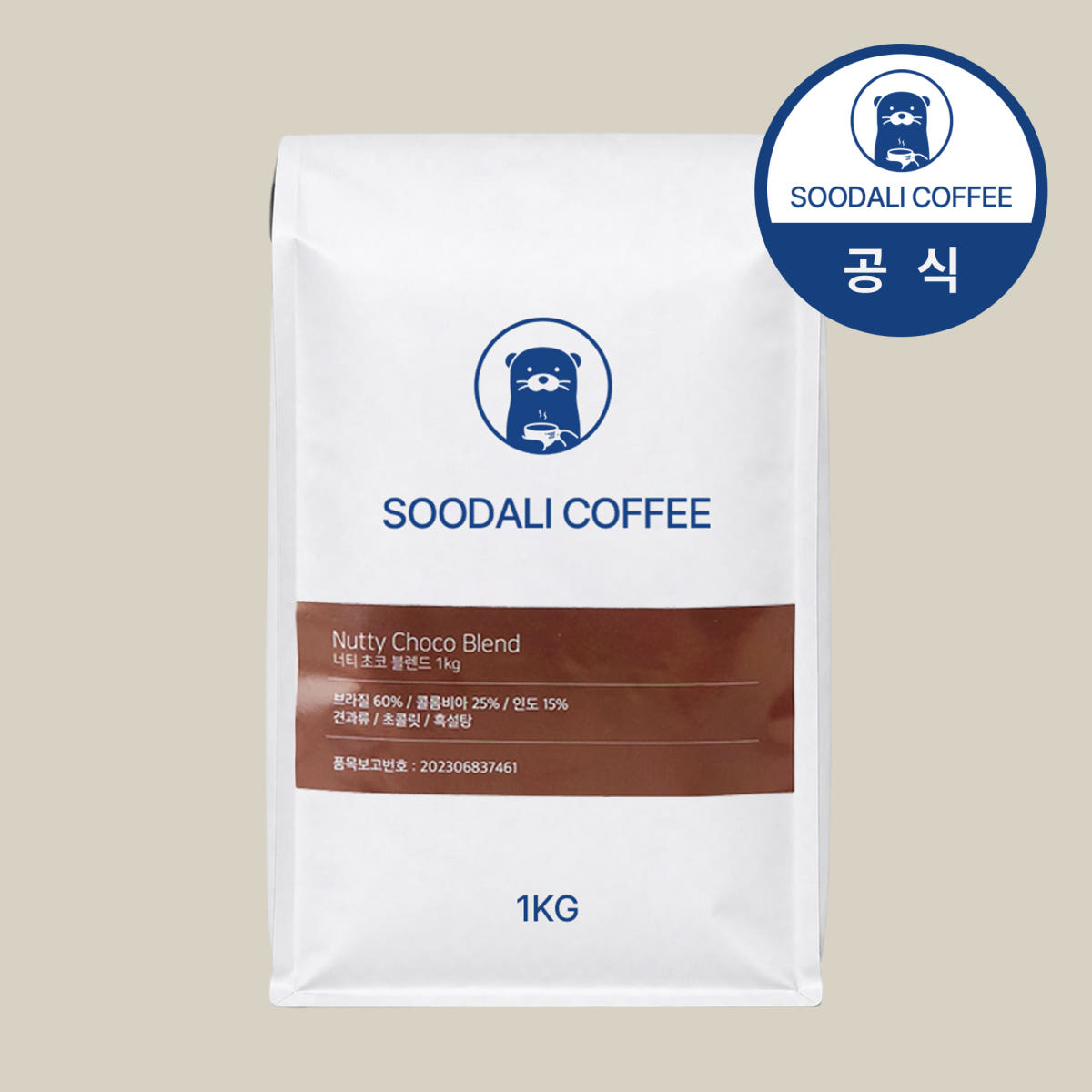 수달리커피 원두커피 너티초코 블렌드 1kg 가격 추이 수달리커피 수달리커피 원두커피 너티초코 블렌드 1kg - 최저가 26,900원