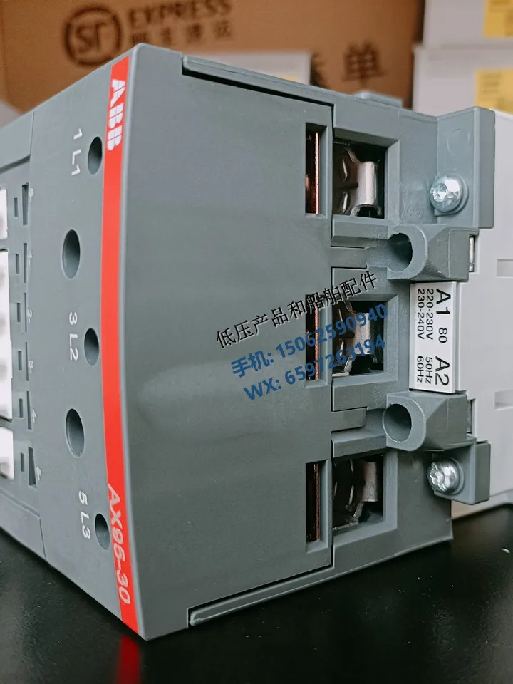 ABB 오리지널 AX 시리즈 접촉기 AX95-30-11-80 코일 전압 230VAC 60HZ 신