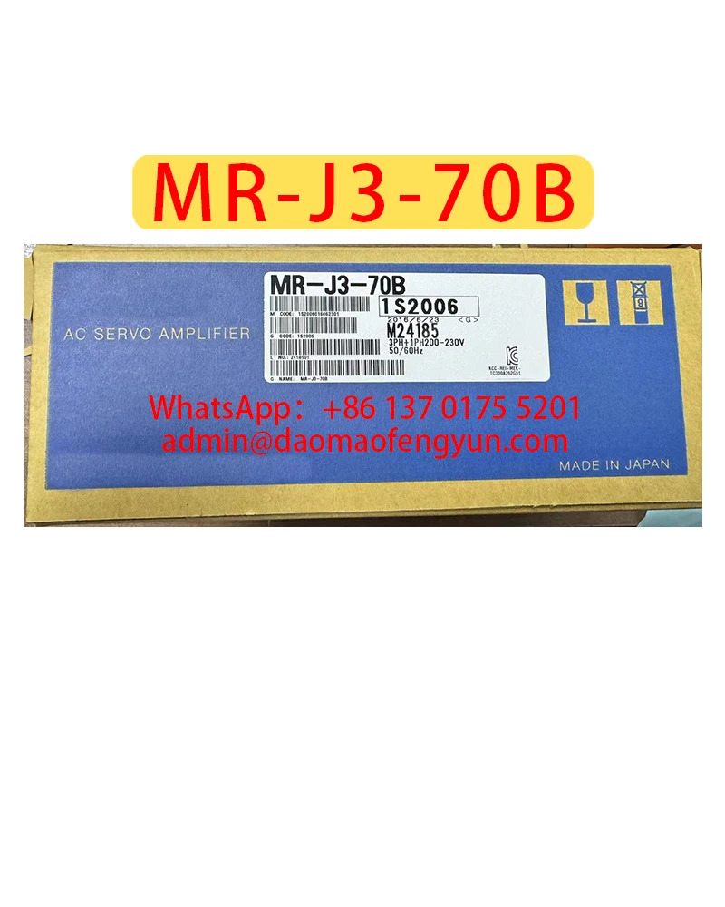 MR-J3-70B 서보 드라이브 MR J3 70B