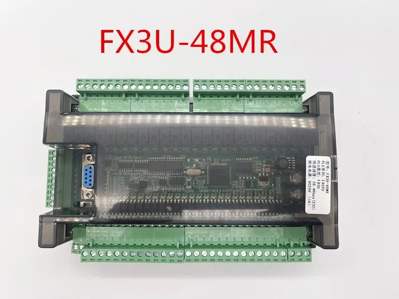 고속 FX3U-48MR/48MT 24입력 24출력 6개 아날로그 입력 2개 출력 산업제어 보드 RTU CAN 통신 포함