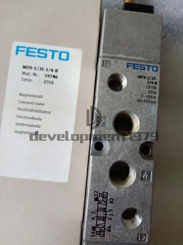 Festo 솔레노이드 밸브 MFH-5 3E-1 4-B 19786 신