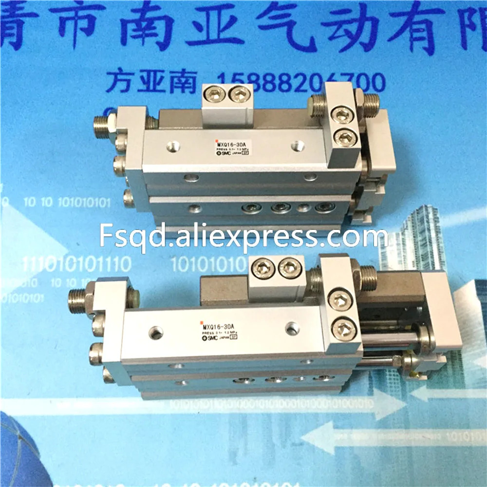 MXQ16-10A MXQ16-20A MXQ16-30A MXQ16-40A MXQ16-75AZ SMC 에어 슬라이드 테이블 실린더 공압 부품 MXQ 시리즈