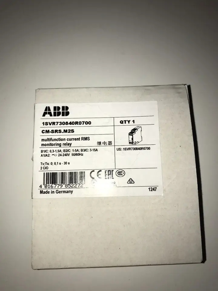 ABB 전압 모니터 CM-SRS 신 M1S/CM-SRS. M2S