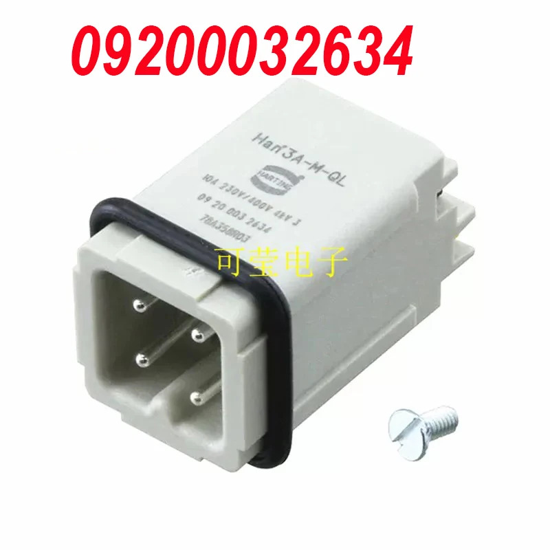 HARTING 09200032634 HAN-3A-M-QL HAN3A-M-QL 신