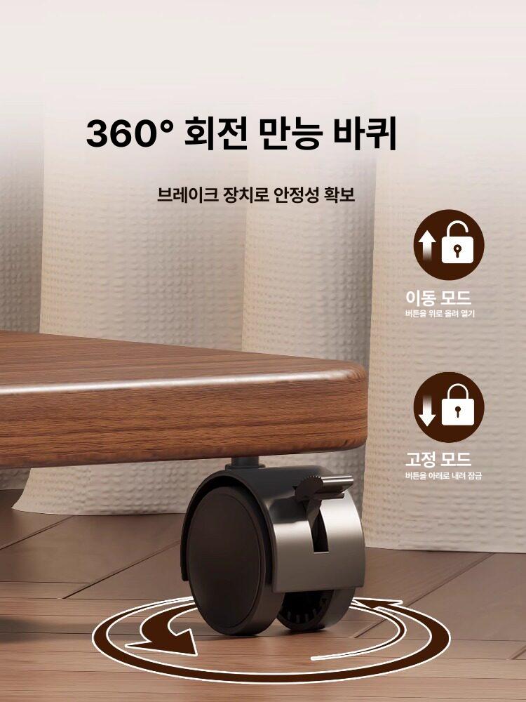 사각 받침대 이동형 베어링 바퀴다이 원형 프레임 바퀴달린 회전바퀴 - 상세 이미지 5
