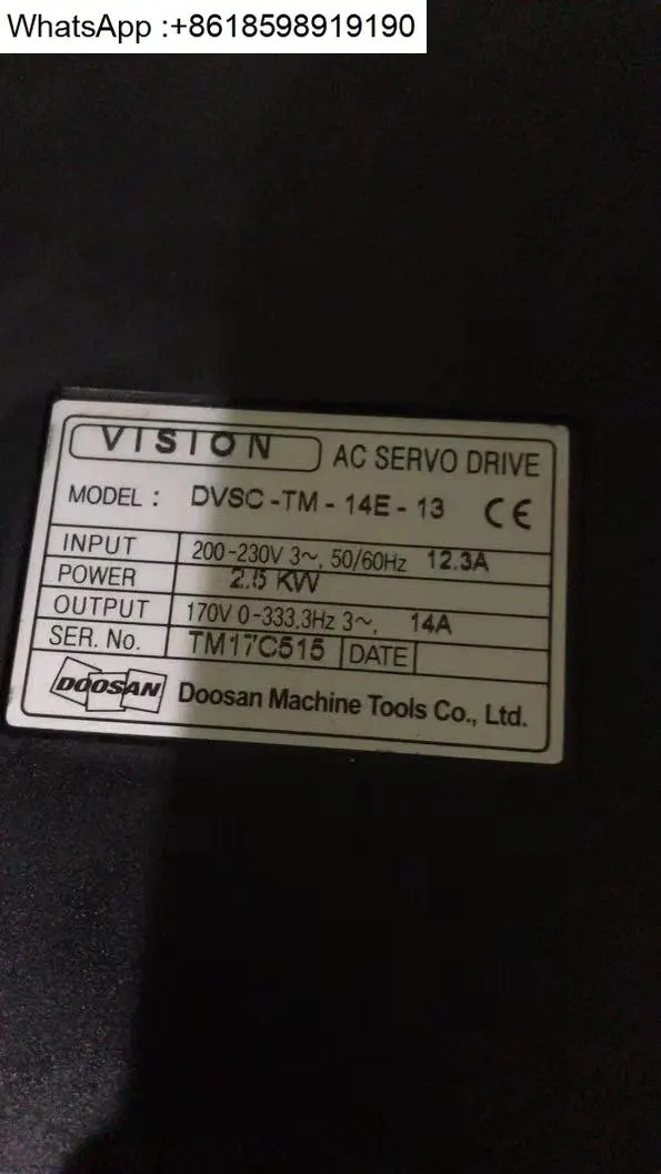 서보 드라이버 300419 -00035B DVSC-TM-14E-01