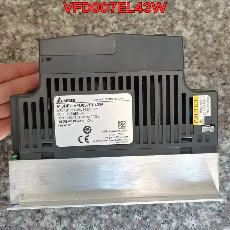 리퍼 델타 인버터 VFD007EL43W 기능 정상