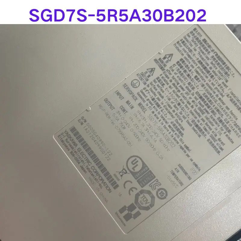 리퍼 OK SGD7S-5R5A30B202 서보 드라이브
