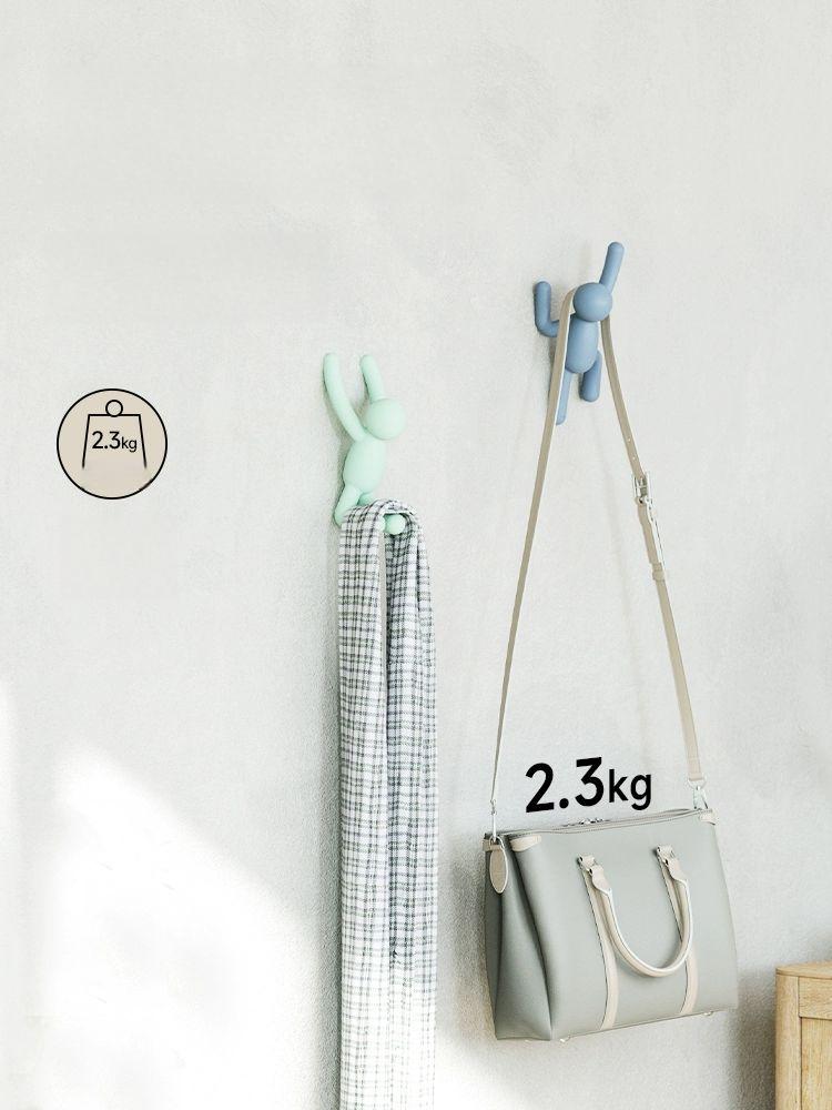 스텐 옷걸이 수납 부착식 현관 스테인레스 고정 욕실 벽걸이행거 벽후크 벽행거 주방 - 상세 이미지 5