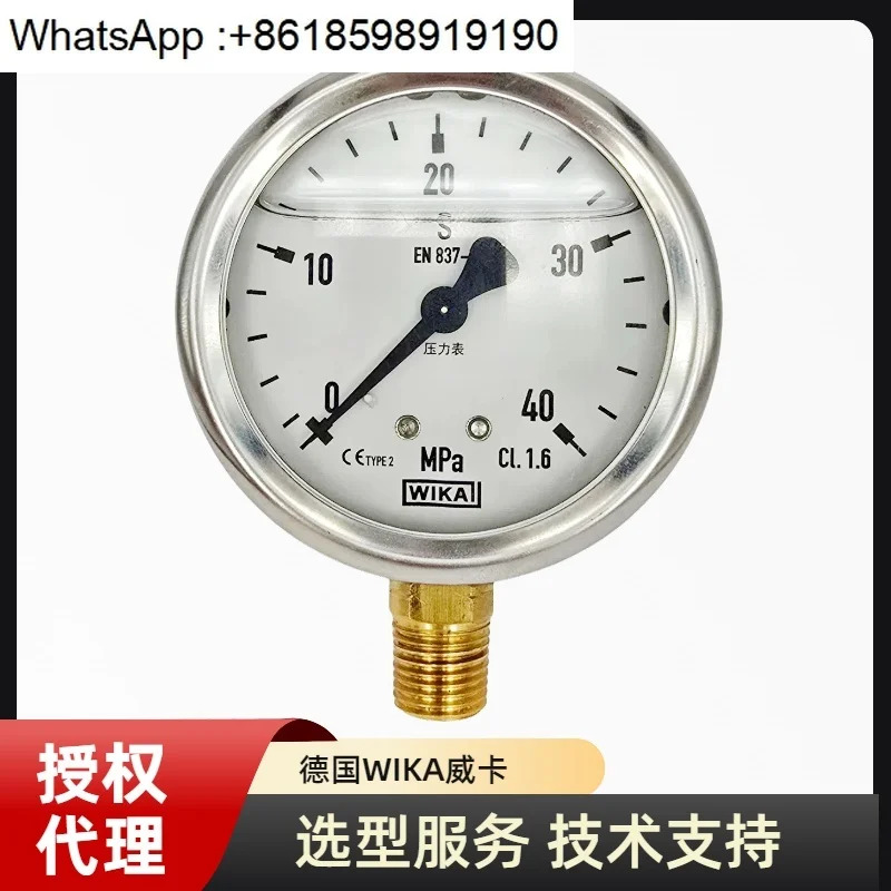 독일 wika 압력 게이지 213.53.063 방사형 지진 진공 EN837-1