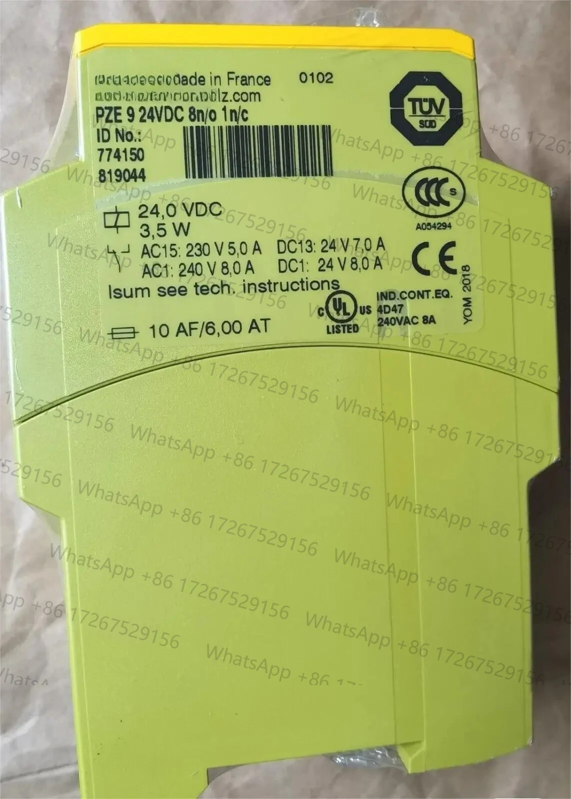 PZE 9 24VDC 8n/o 1n/c 774150