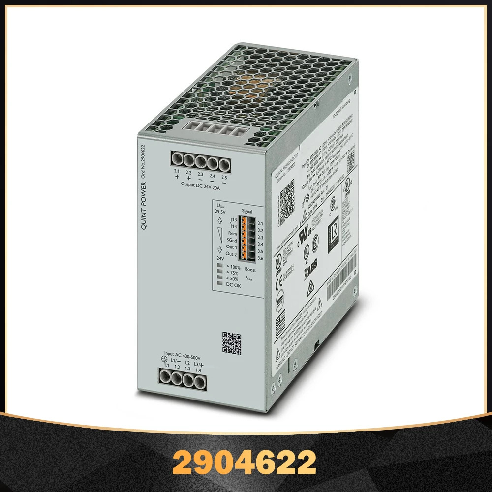 Phoenix QUINT POWER기능교체 2938727 24VDC/20A 스위칭 전원공급장치 QUINT4-PS/3AC/24DC/20 2904622
