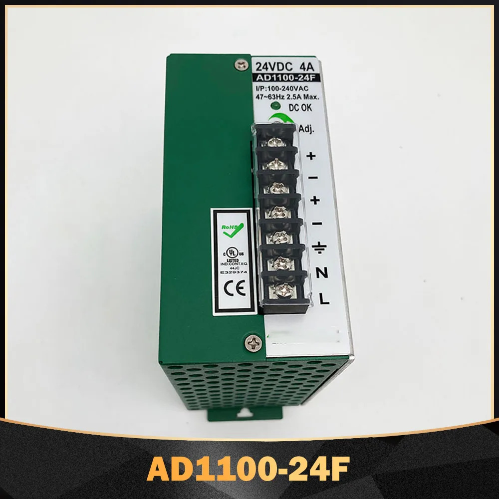 ACRO AD1100-24F 100-240VAC 47-63Hz 24VDC 4A 레일 스위치 전원공급장치용