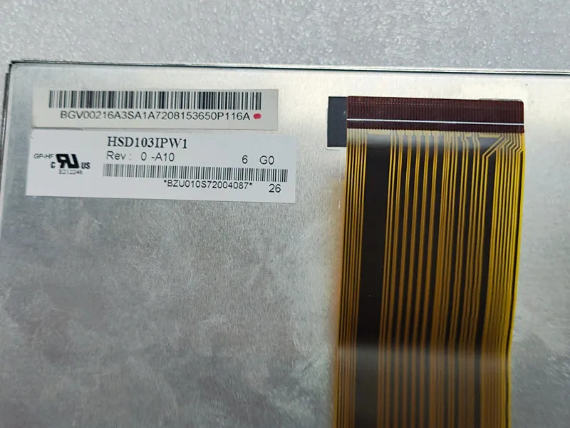 오리지널 등급 A  HSD103IPW1-A10 LCD 디스플레이 스크린 패널 HSD103IPW1 A10 10.3 인치 1280x480