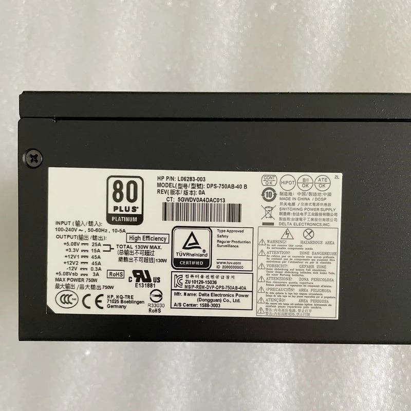 hp호환 H9-1400 전원공급장치 750W DPS-750AB-40 B L06283-003 DPS-750AB-40B 신