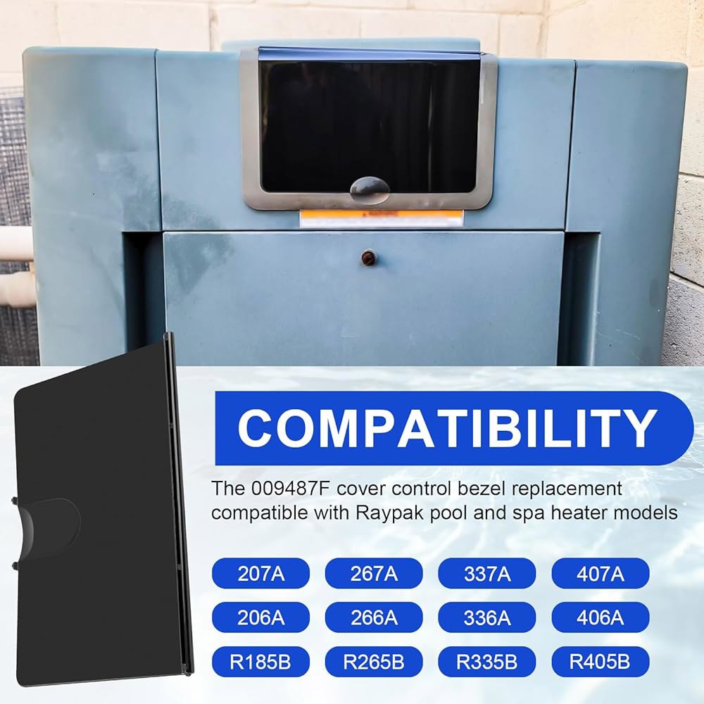009487F 풀 히터 커버 컨트롤 베젤 206-407 레이팩 모델 RP2100, R185B, R265B 히터, 206A 266A 267A 336A 407A용 교체 부품 - 상세 이미지 3