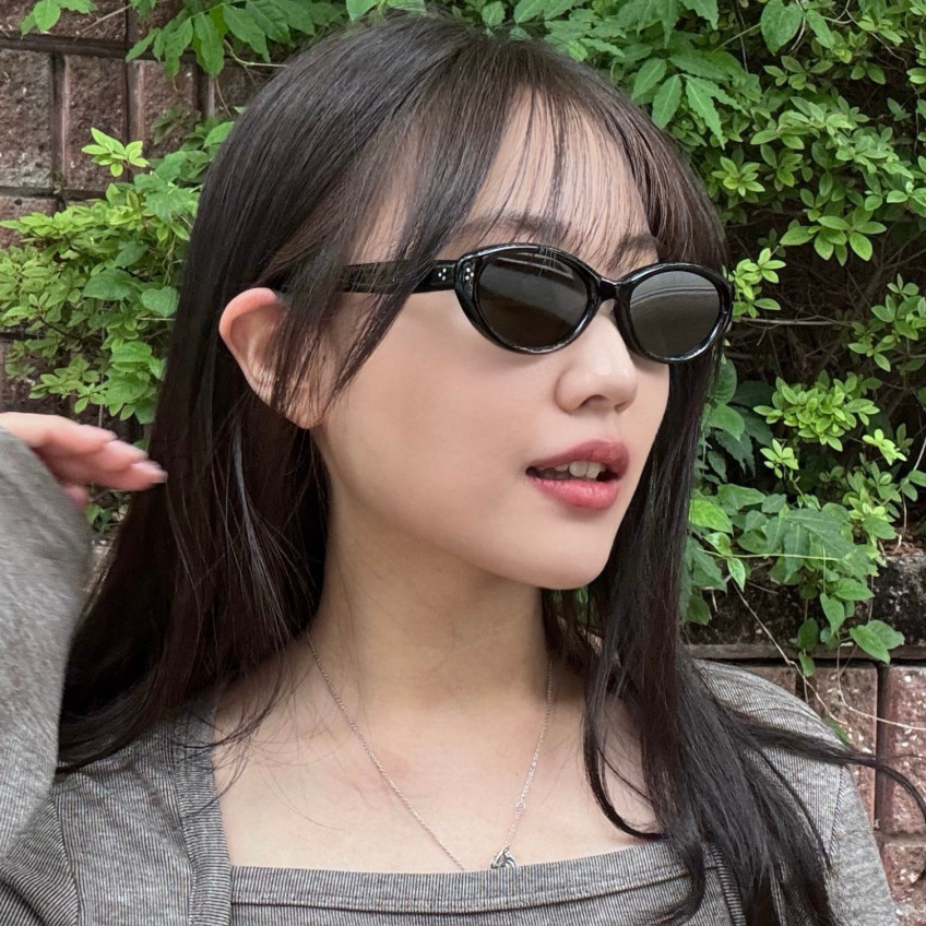 젠틀몬스터 쿠스쿠스 블랙 오벌 선글라스 여자 패션 뿔테 긱시크 - 상세 이미지 4