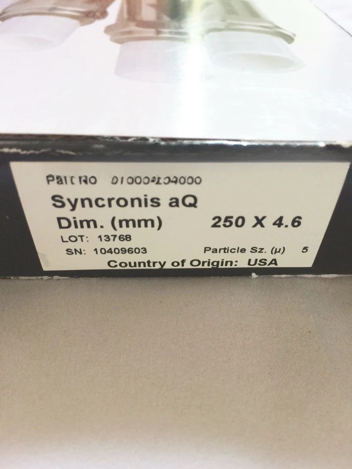 열전기 크빈티지토그래피 럼97305-254630 Thermo Syncronis AQ 250X4.6 5um