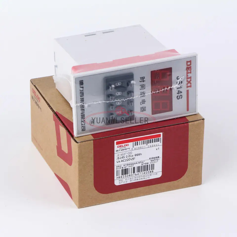 DELIXI 디지털 디스플레이 타임 릴레이 JS14S 220V 0.1-H 신