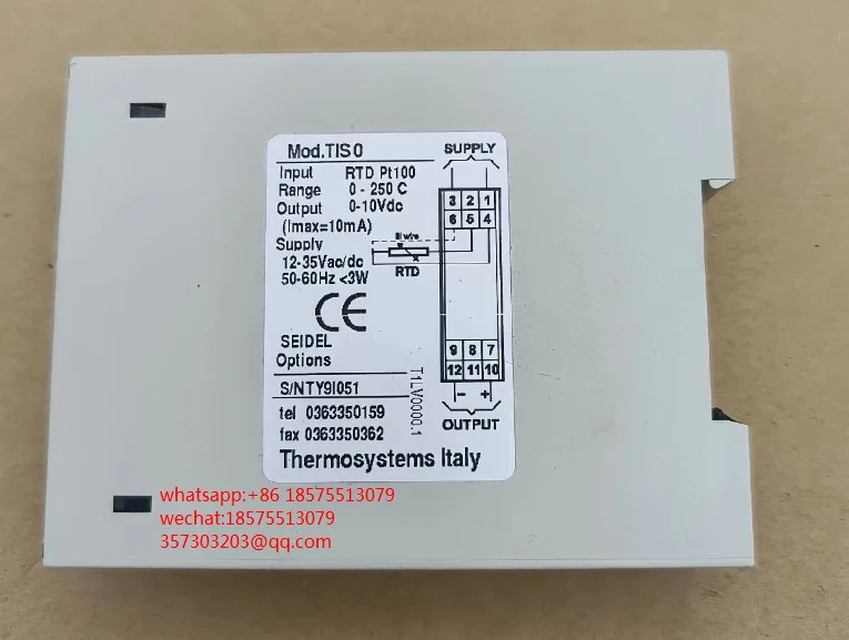 THERMO Mod.TIS0 RTD Pt100 수축 기계신호 조정기 TY9I051 신