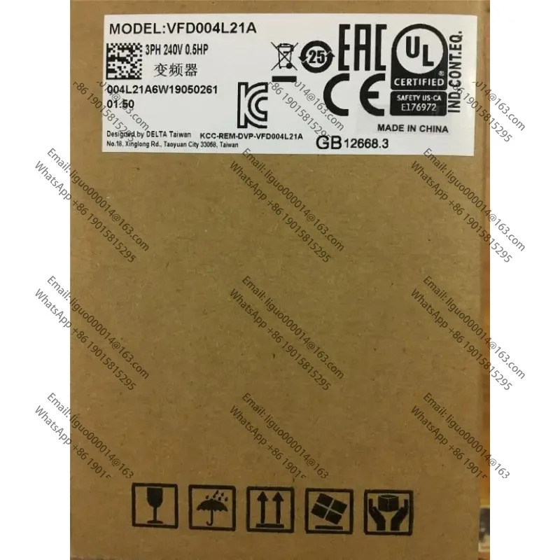 델타 인버터 VFD-L 0.1-2.2KW VFD004L21A 220V0.4KW 원본