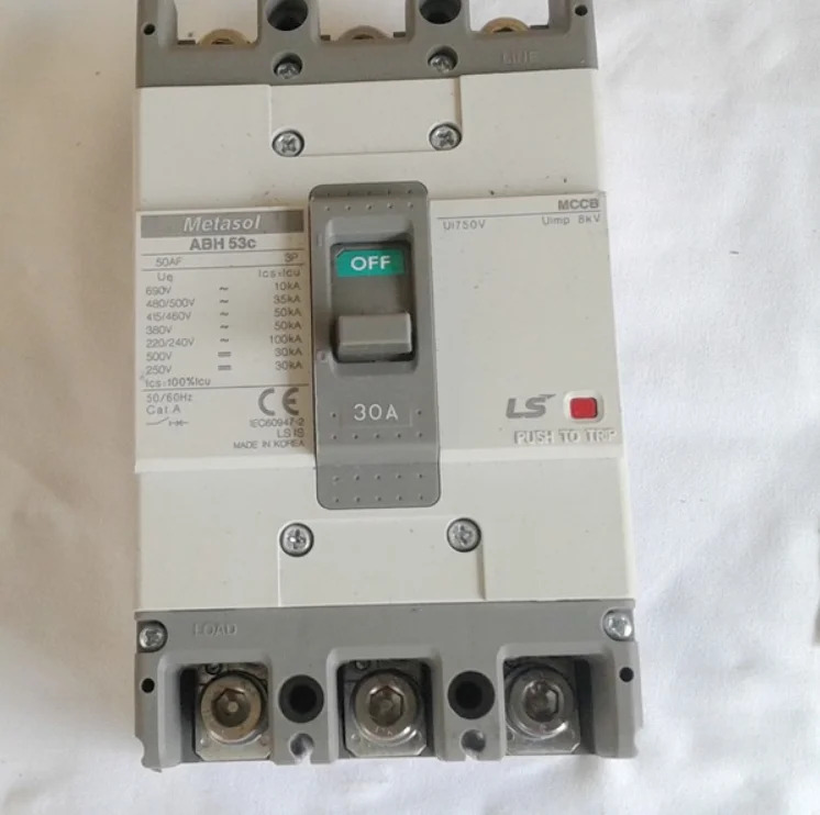 오리지널 메탈솔 회로차단기 ABH53C 3상20A 32A 50A 63A 75A 100A