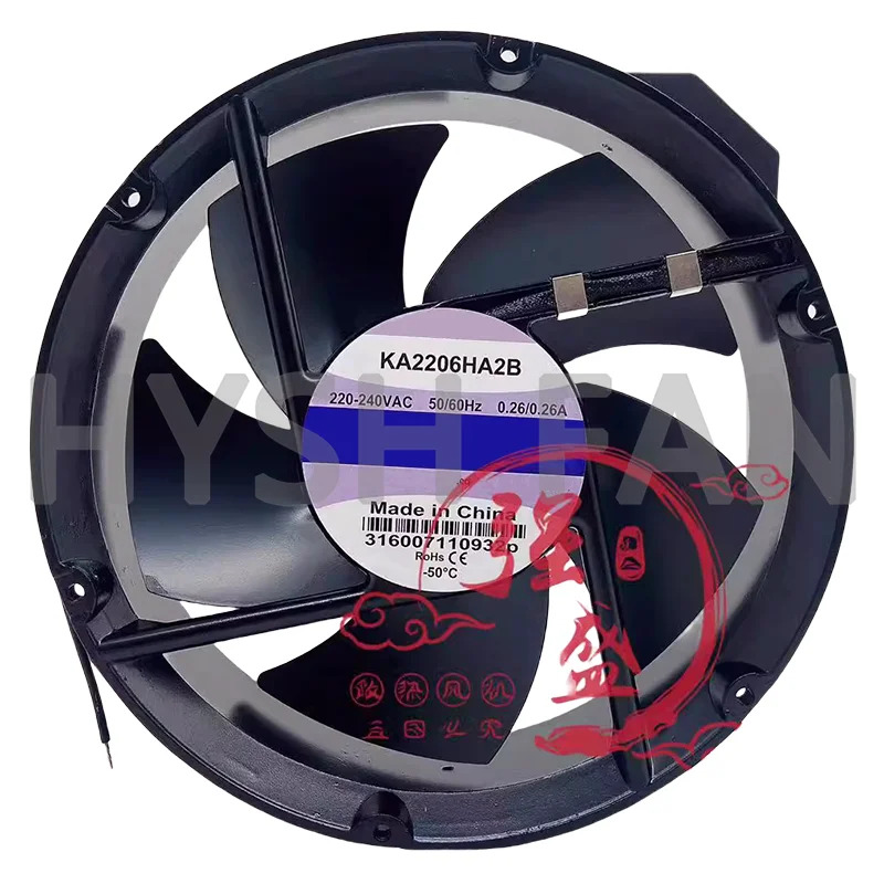 풀 서클 인버터 냉각팬 KA2206HA2B 220-240V 0.26A 신