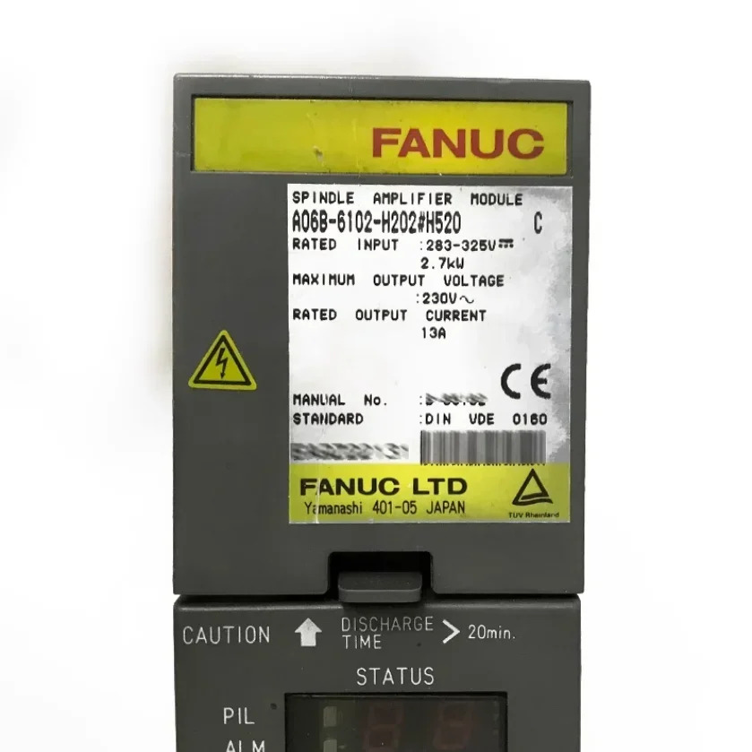 A06B-6102-H202를 어로 번역해주세요 CNC 기계H520 Fanuc 서보 드라이브 증폭기 모듈 리퍼 완료