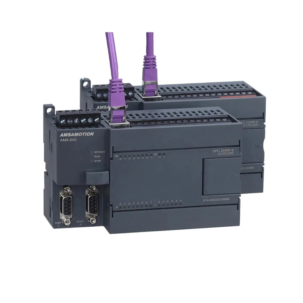 이더넷 CPU224XP-E PLC 프로그래밍 논리 컨트롤러 2AI 1AO S7-200 릴레이 트랜지스터Siemens 214-2BD23/2AD23 220V 교체