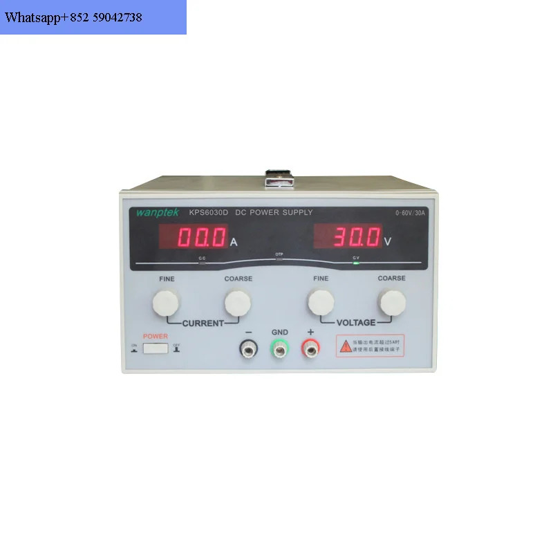 KPS6030D 고전력 디지털 조정 스위칭 DC 전원 실험실 벤치 가변 전원공급장치 60V 30A