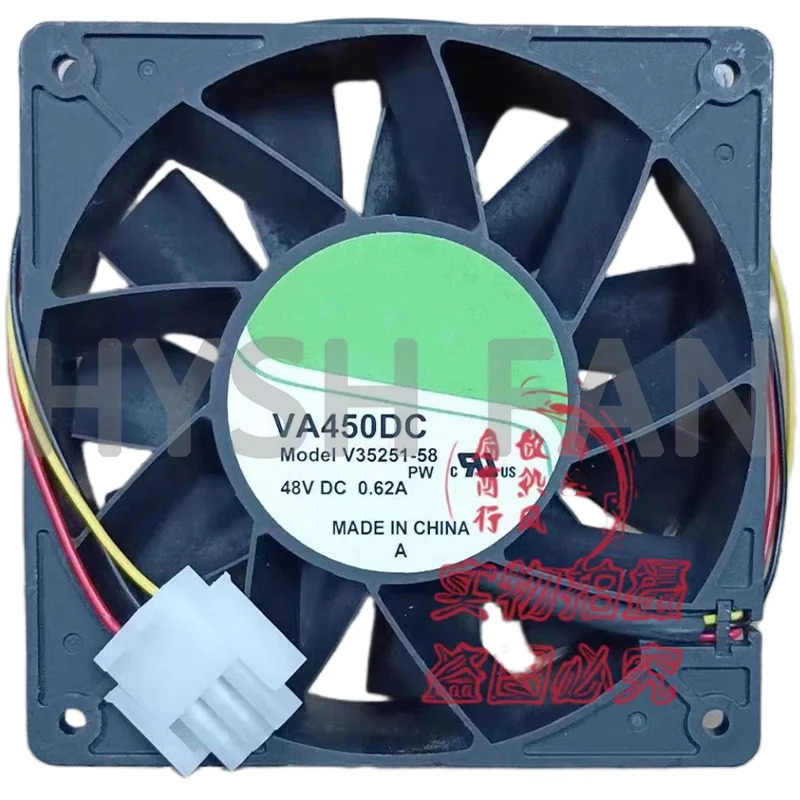 산업컴퓨터 장치 서버 냉각팬 VA450DC V35251-58 48V 0.62A