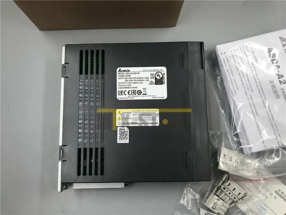델타 ASD-A2-0421-M AC 서보 드라이브1ph 220V 400W 2.6A