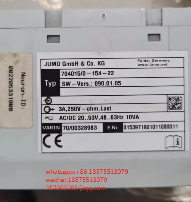JUMO 704015/0-154-22 704015/0-170-22 논리 모듈 090.01.05 릴레이 704015