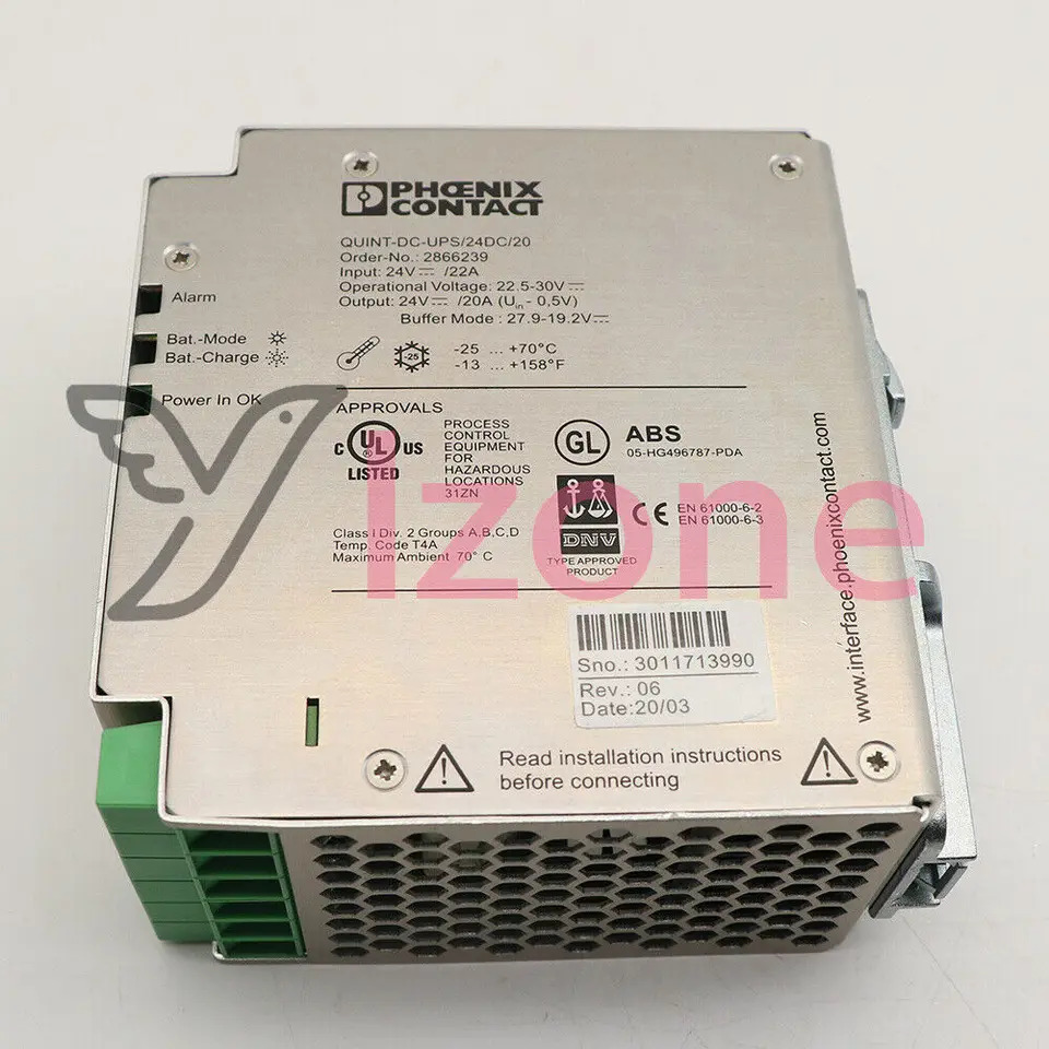 피닉스 전원공급장치 QUINT-DC-UPS 24DC 20 2866239