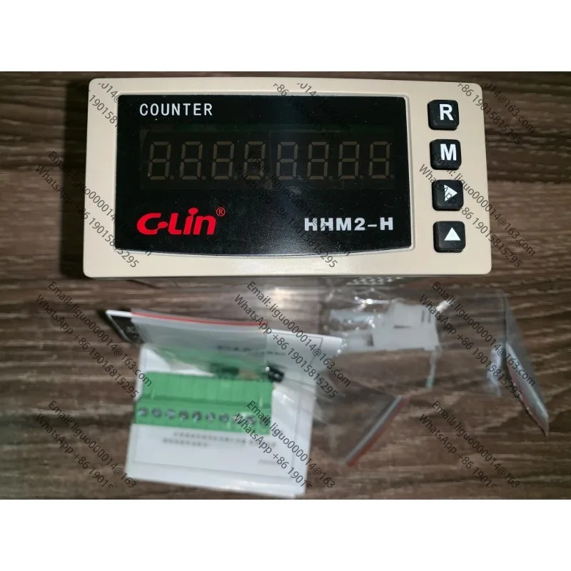 c-lin 8 양면 카운터 / 미터 HHM2-H 고속 카운팅 속도 5000회/초. AC220V 디지털 디스플레이 N C F 시스템