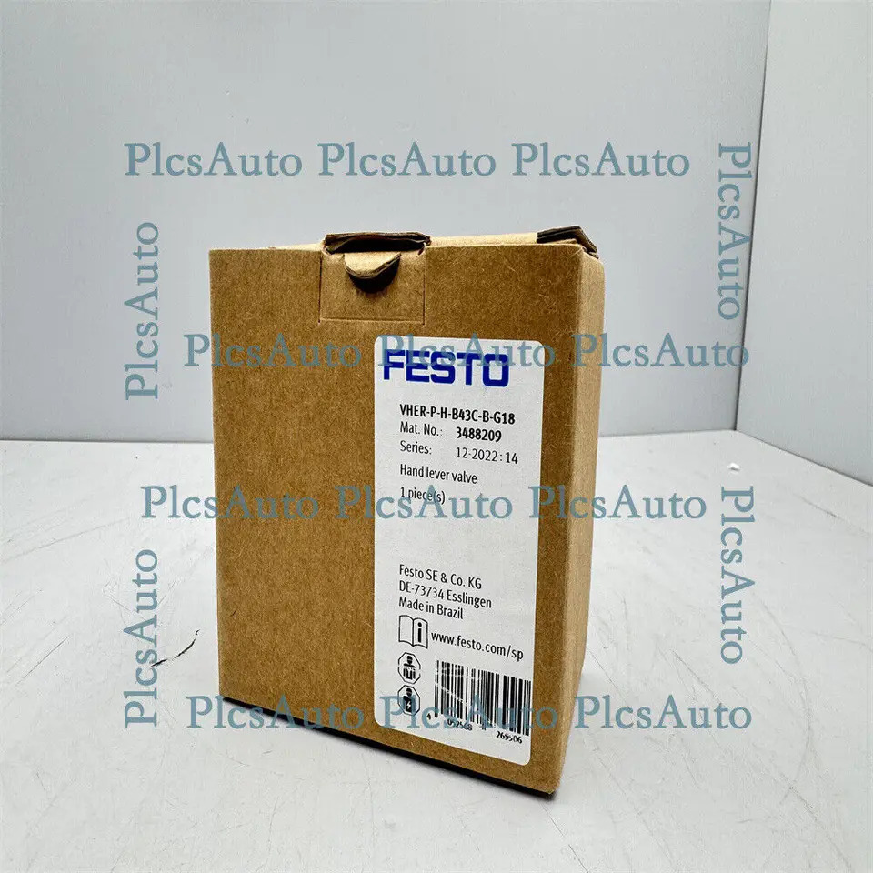 FESTO 핸드 레버 밸브 VHER-P-H-B43C-B-G18 3488209신