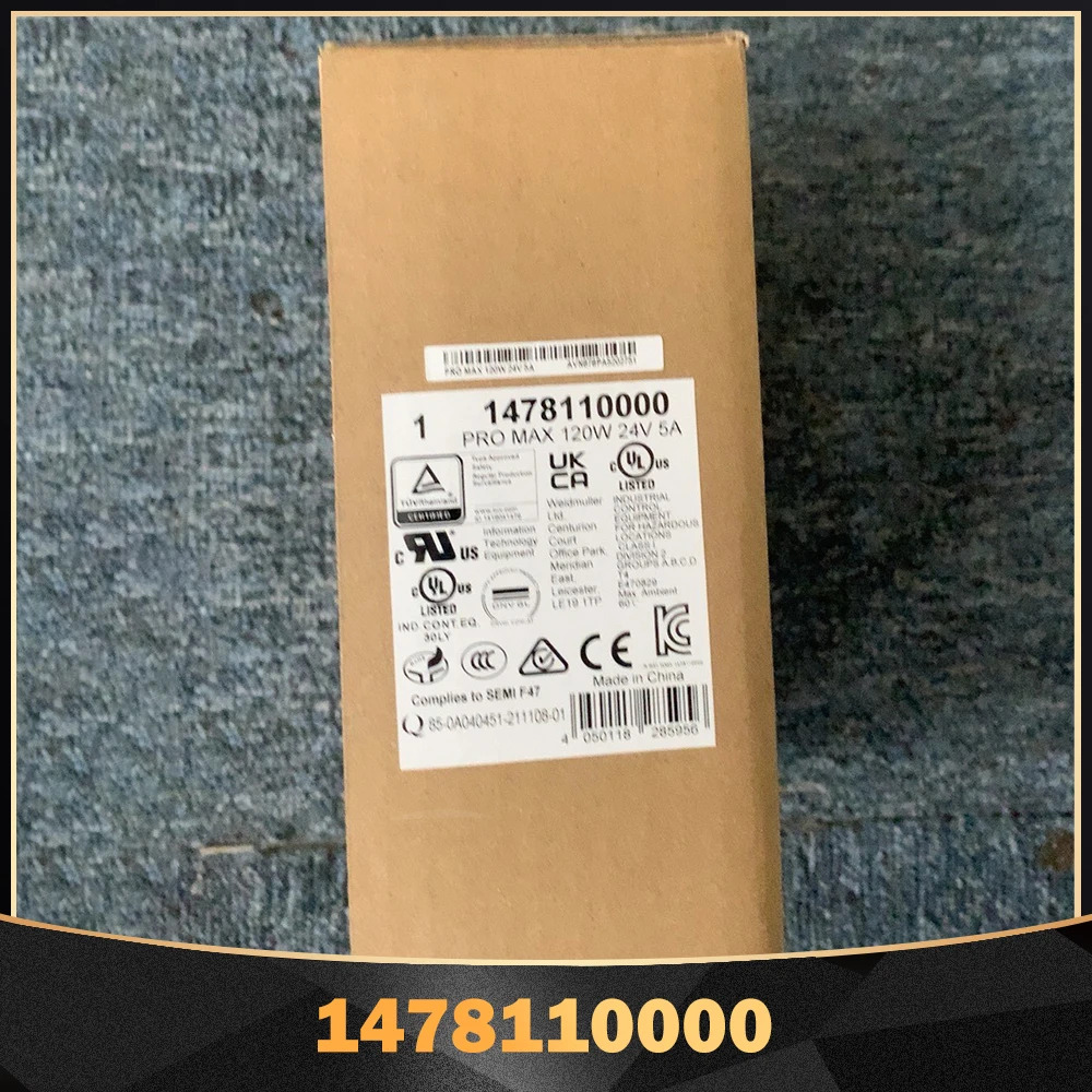 Weidmuller 스위칭 전원공급장치 PRO MAX 120W 24V 5A1478110000