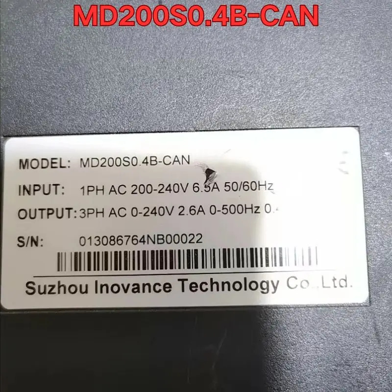 리퍼 인버터 MD200S0.4B-CAN 기능 정상