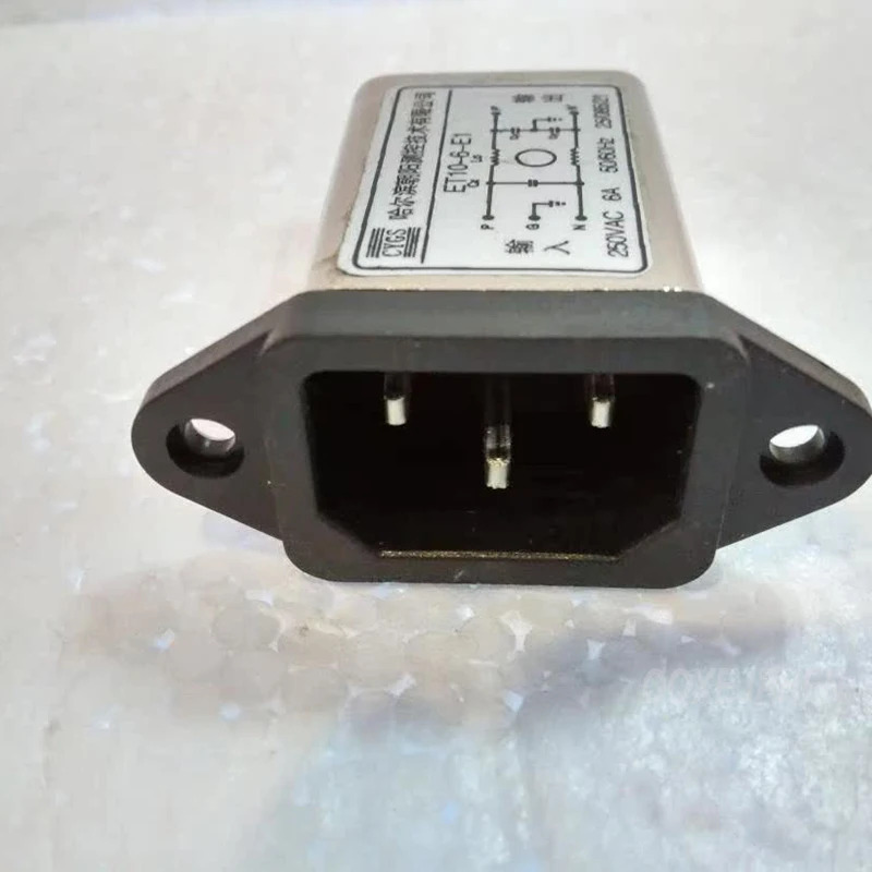220V 소켓 전원 필터 ET10-6-E1 6A 필터전원공급장치 신