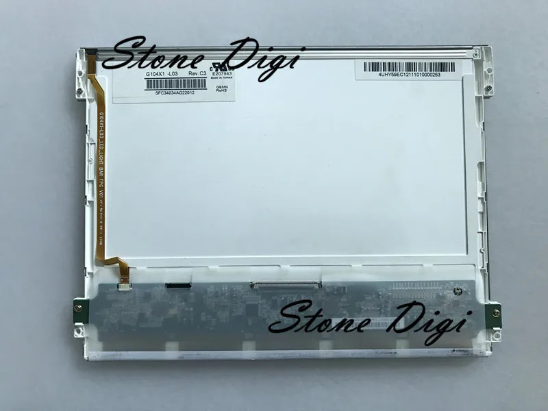 산업 장비LCD 디스플레이 스크린 패널 오리지널 등급 A G104X1-L03 G104X1 L03 10.4 인치