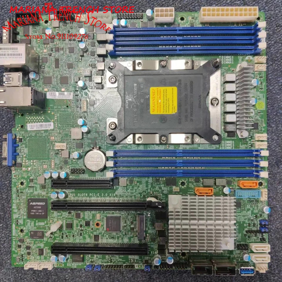 Supermicro Micro 마더보드X11SPM-F LGA-3647 Xeon 확장 프로세서 DDR4 M.2 GbE LAN 포트 SATA3 6Gbps
