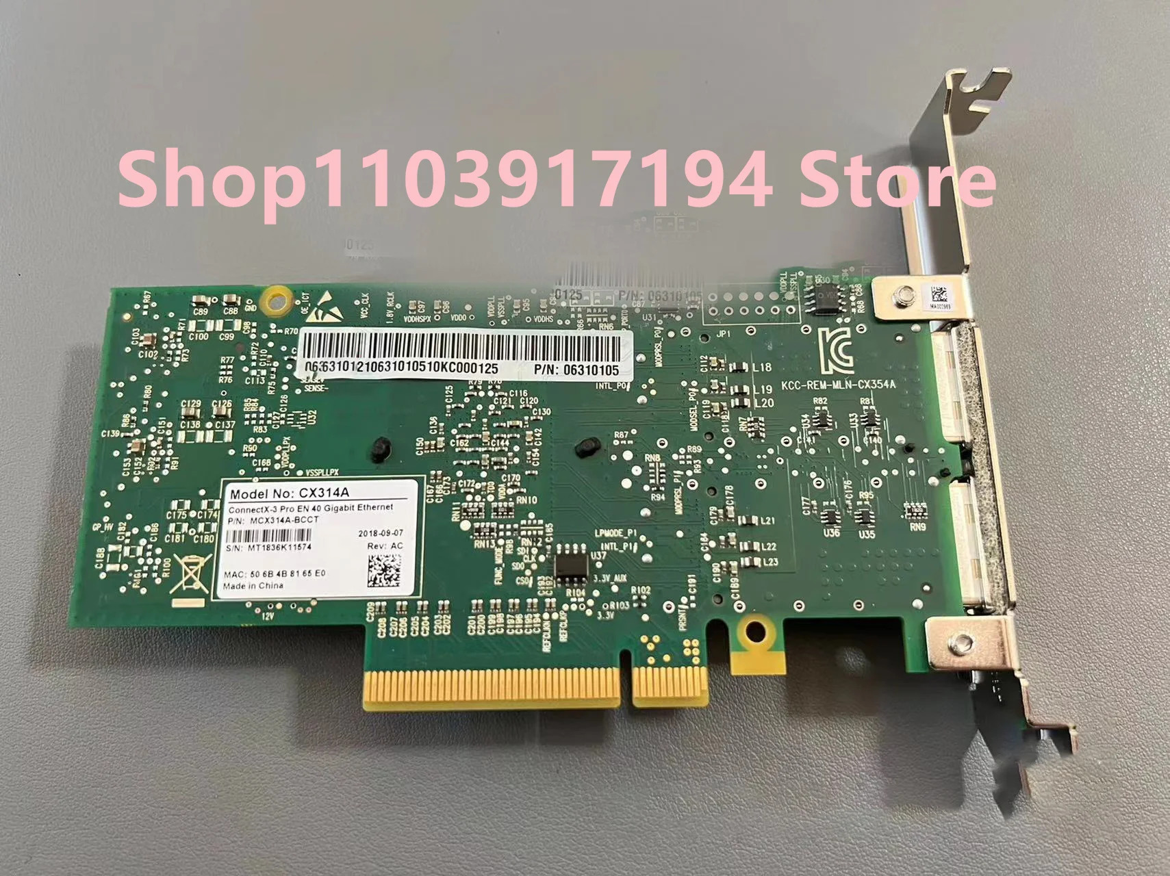 멜라녹스 MCX314A-BCCT CX314A 용
