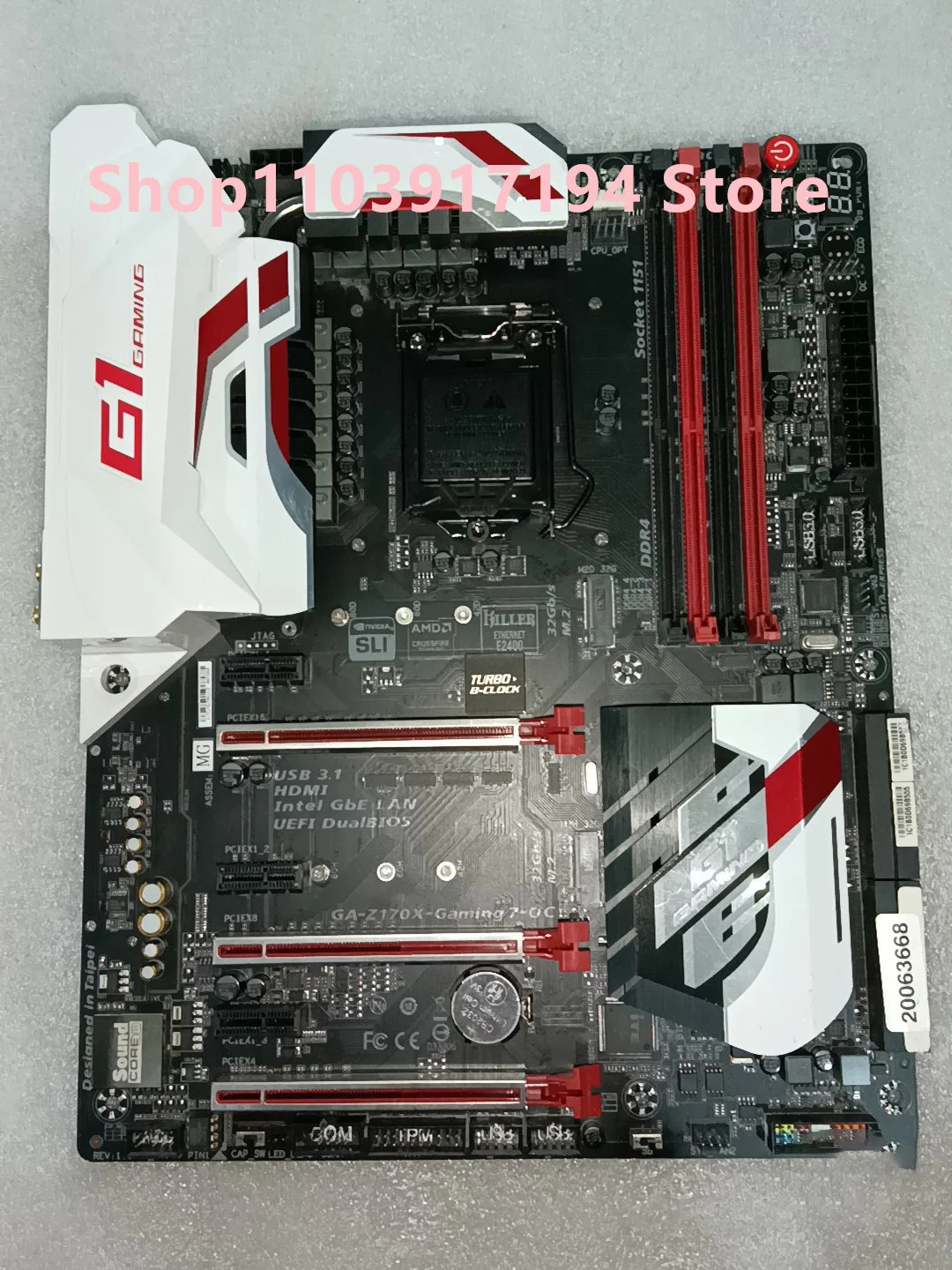Gigabyte호환GA Z170X Gng7 OC 마더보드용