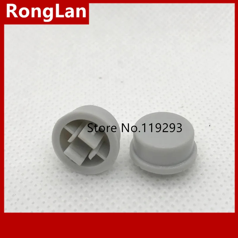 ALPS Japan 12MM x 17MM 자동 잠금 스위치 버튼 8 피트 초 핸들 회색 캡 -- 50 대/몫