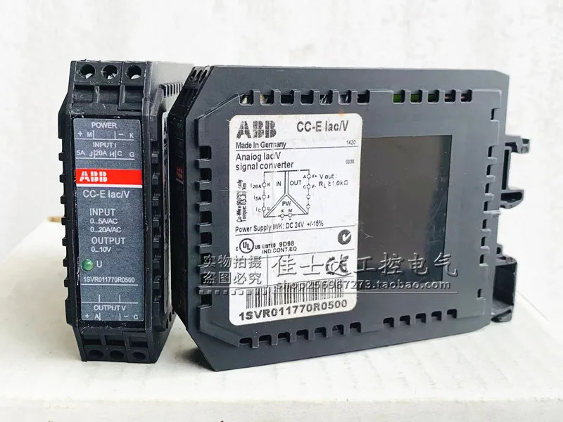 오리지널 ABB 아날로그 신호 변환기 CC-E Lac/V 1SVR011770R050 0