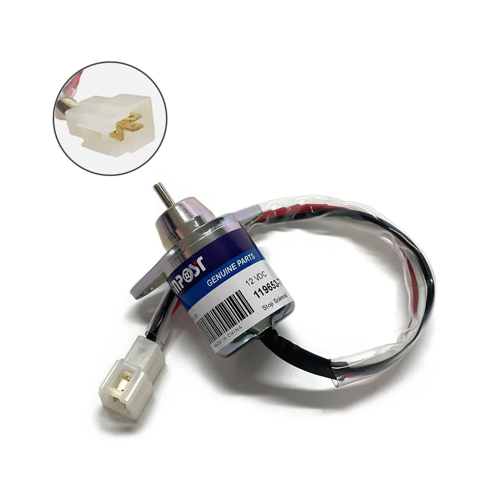 정지 솔레노이드 1503ES-12S5SUC5S 기계 엔진 부품 12V Yanmar 디젤 119653-77950
