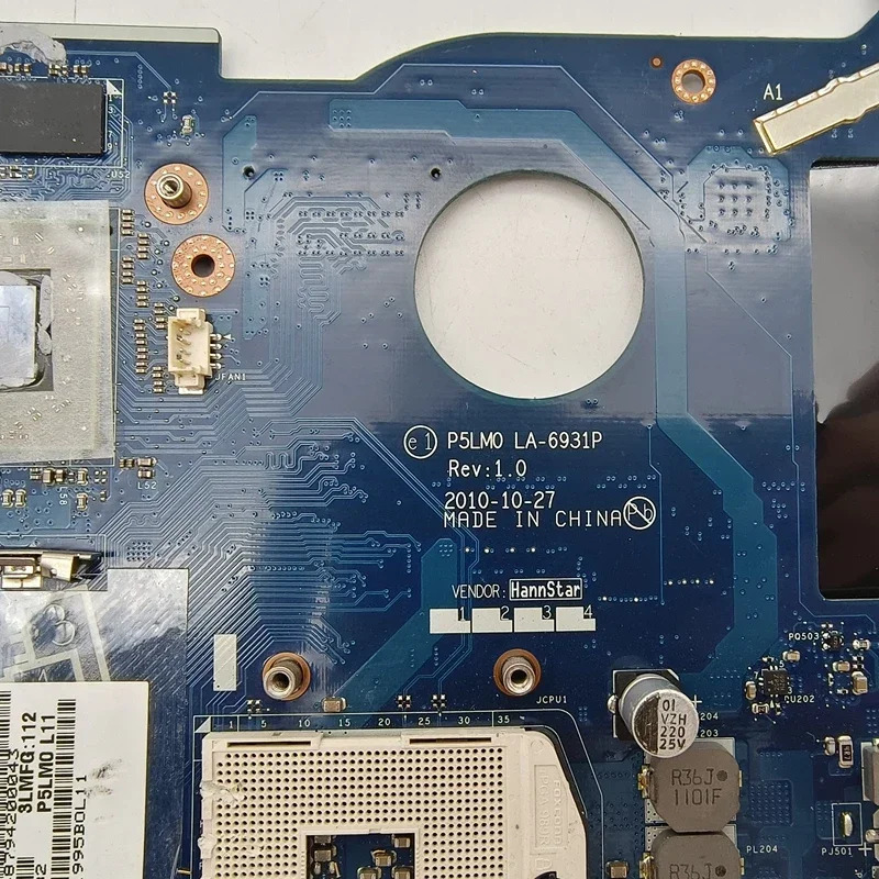 에이서 아스파이어 5950G 노트북 마더보드 P5LM0 MBRALA-6931P 502002 ATI HD6850 2GB GPU DDR3 메인보드 리퍼 완료 완전 작동
