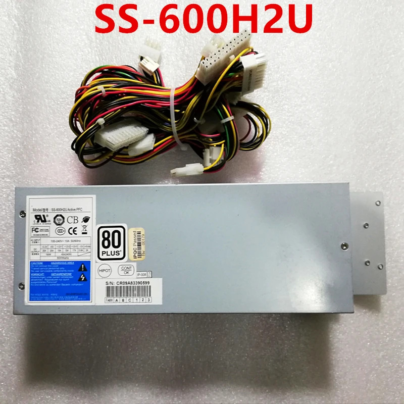 SeaSonic 2U 오리지널 PSU APFC F0 80 600W 전원공급장치 SS-600H2U 신
