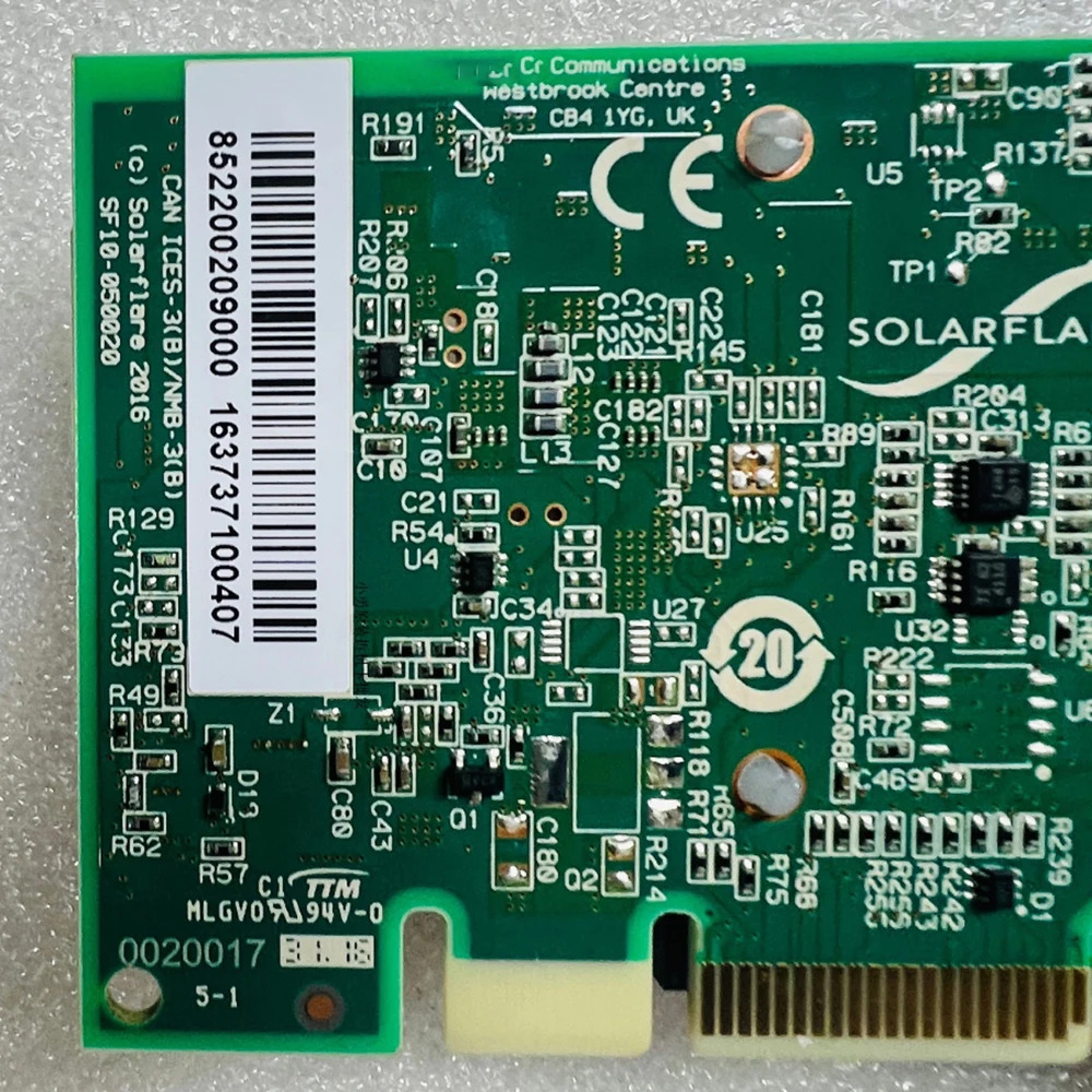 Solarflare SFN8522 10Gb 금융 증권고성능 낮은 대기 시10G 듀얼 포트 네트워크 카드 X2522