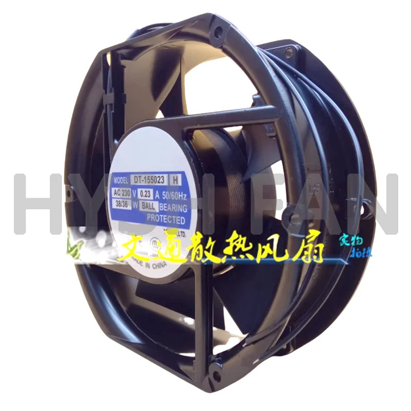 DT-155023H 알루미늄프레임 AC 냉각팬 AC230V 0.23A 38 W 36W